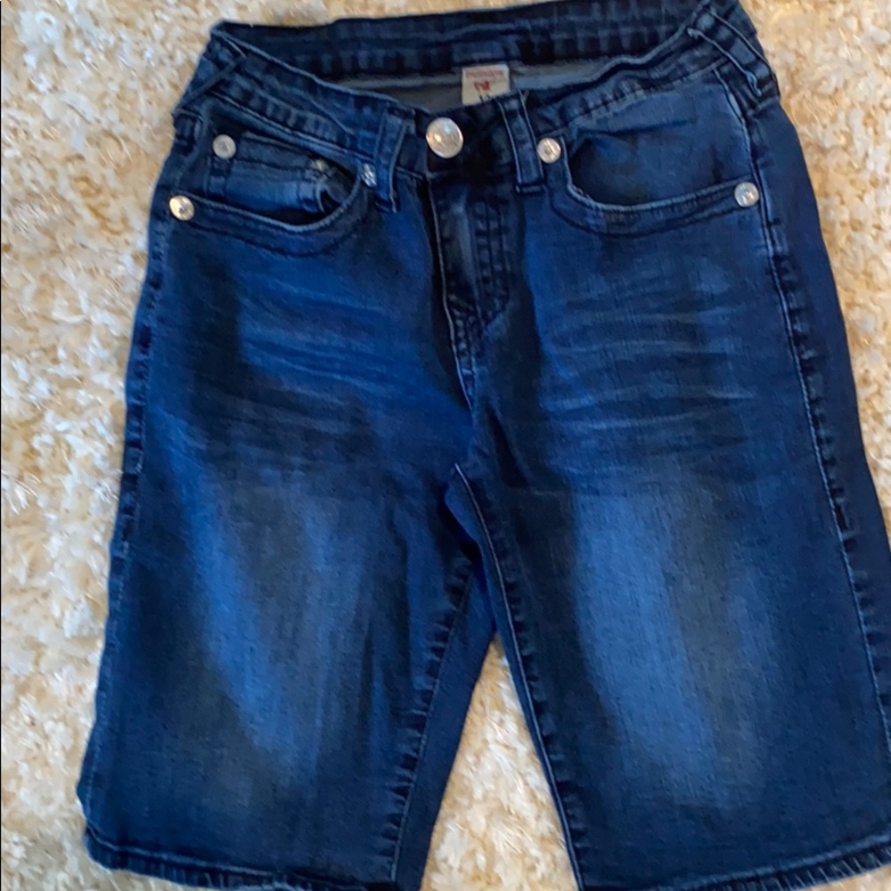 True Religion size 12 Blue shorts